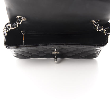 Chanel Patent Calfskin Quilted Mini Rectangular Flap Black 5 of 11