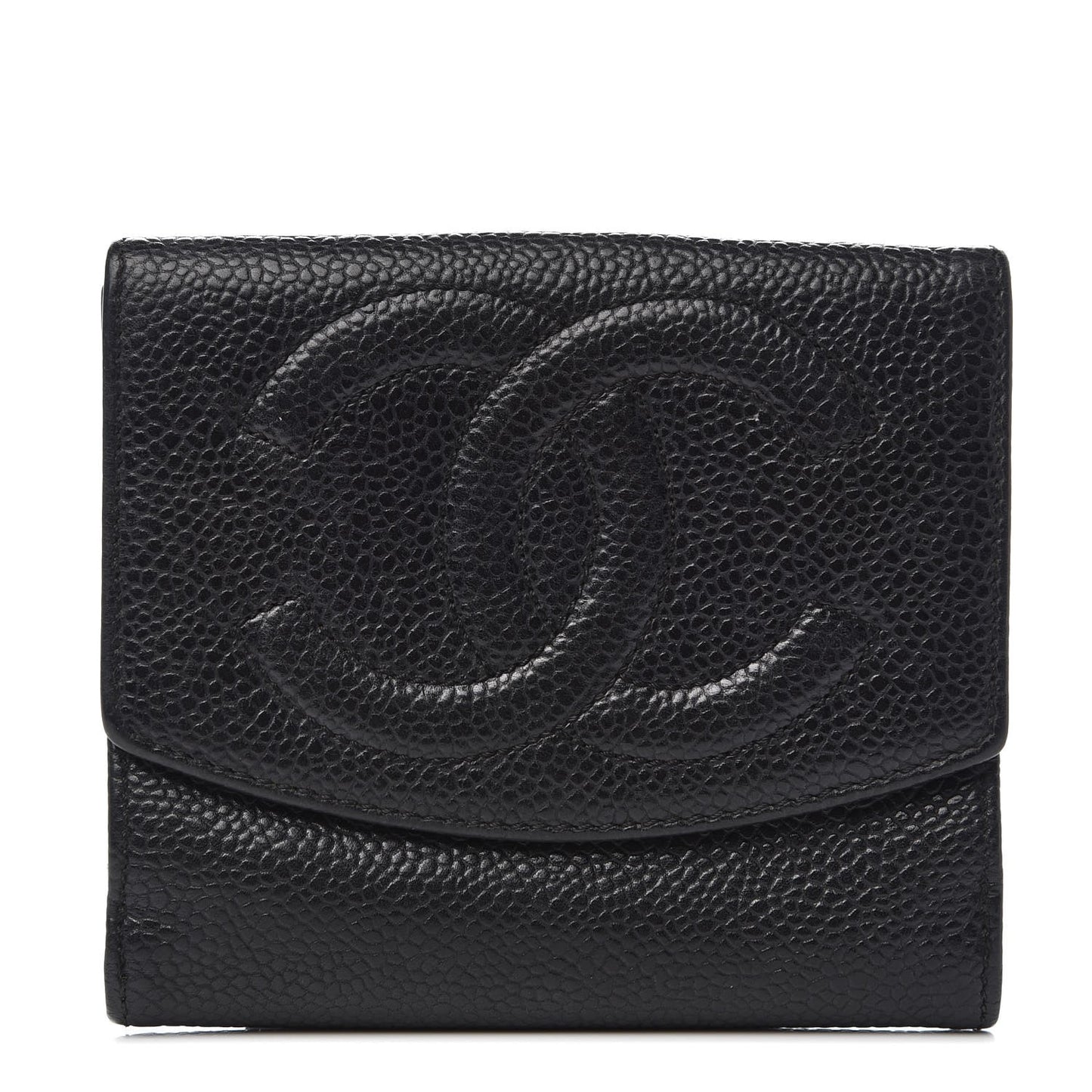 Caviar CC Compact Wallet Black