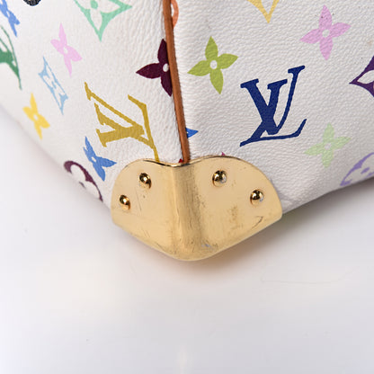 Louis Vuitton Monogram Multicolor Speedy 30 White 8 of 17