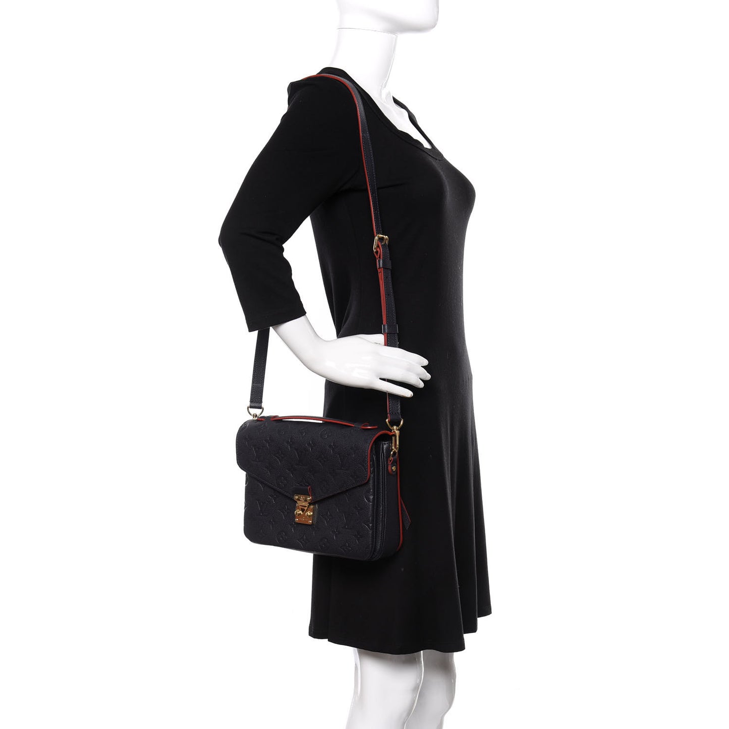 Empreinte Pochette Metis Marine Rouge