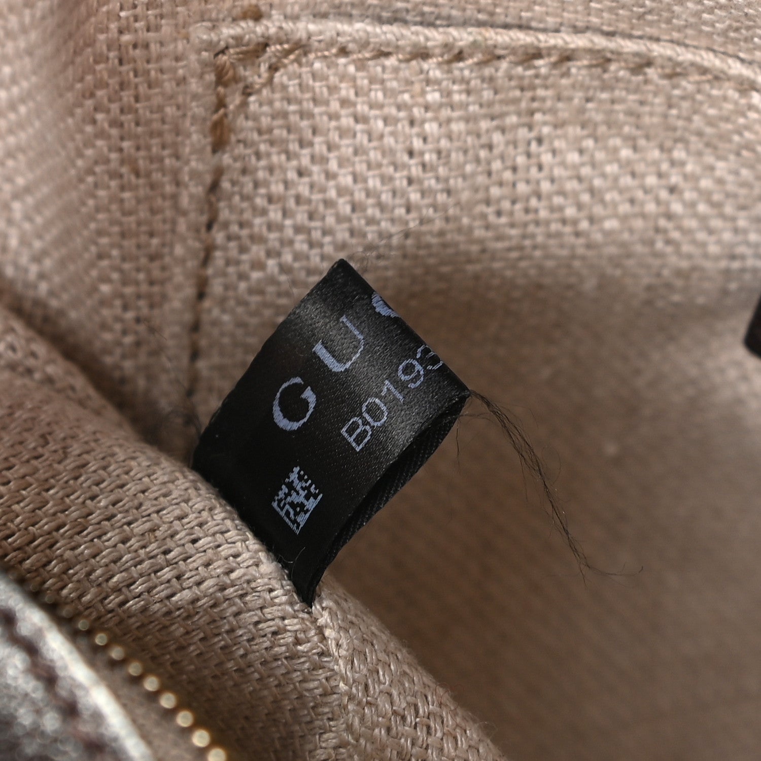 Gucci Textured Calfskin Web Small Webby Bee Shoulder Bag Brown Coffee 8 of 13