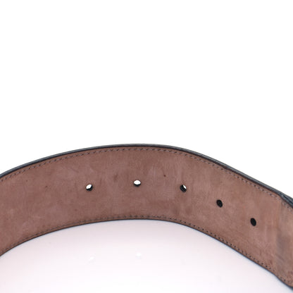 Gucci Nylon Calfskin Double G 40mm Web Belt 80 32 Green Red Black 6 of 6