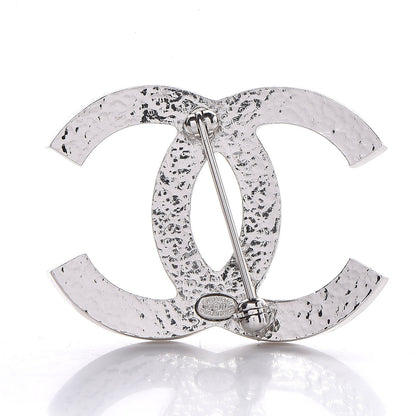 Chanel Pearl CC Brooch Pin Silver 3 of 7