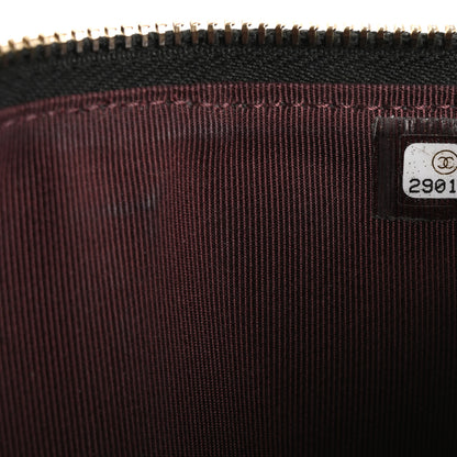 Chanel Iridescent Caviar Quilted Classic Flat Wallet Pouch Black 7 of 12