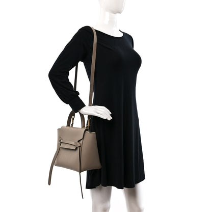 Celine Grained Calfskin Nano Belt Bag Light Taupe 3 of 12