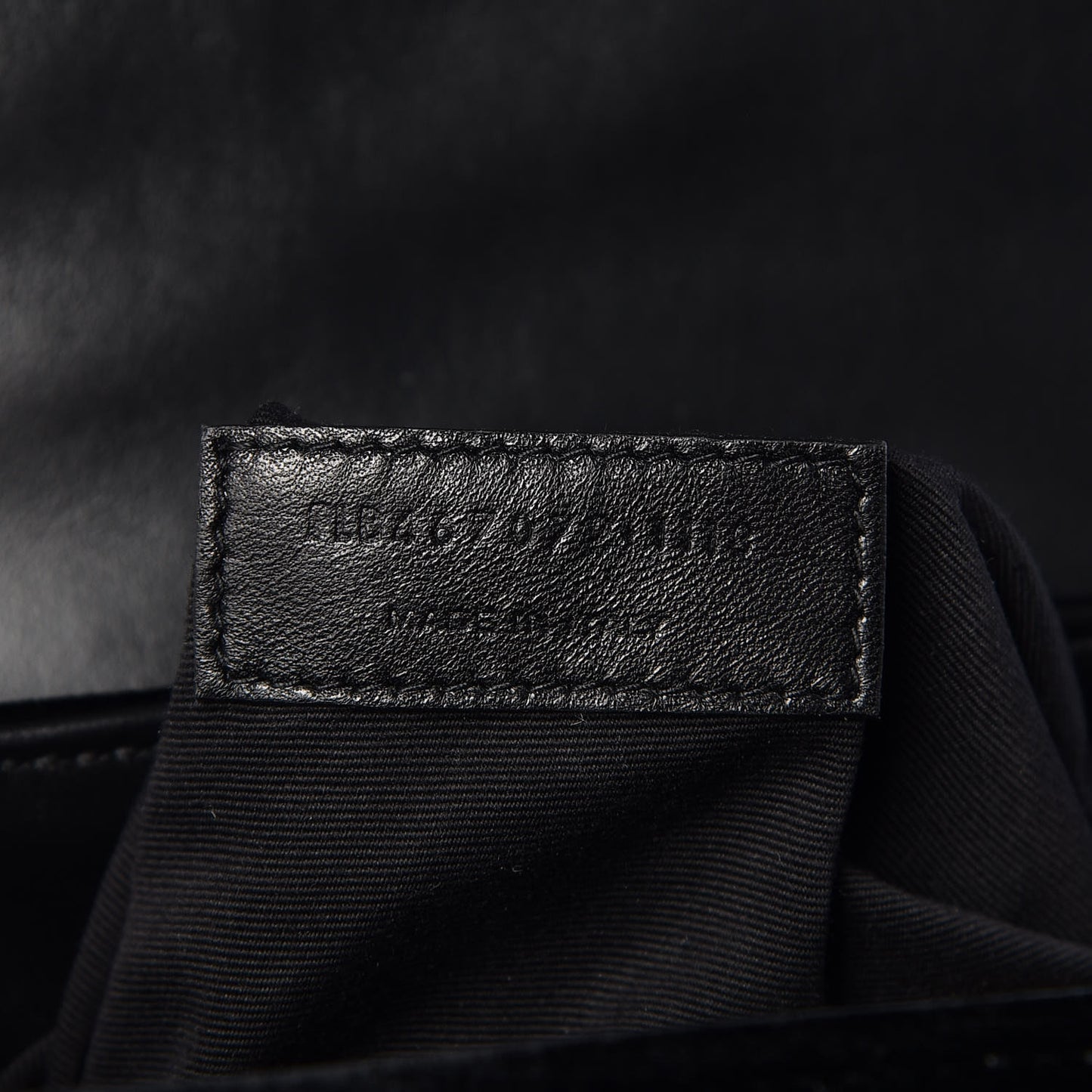 Velvet Y Quilted Monogram Toy Loulou Crossbody Bag Black