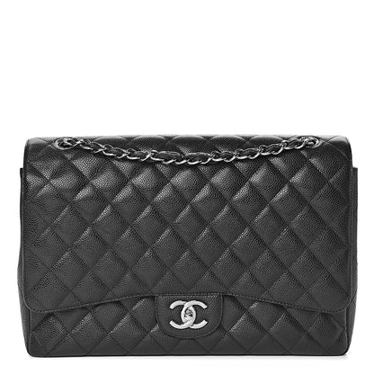 Chanel Caviar Quilted Maxi Double Flap Black 1 of 14