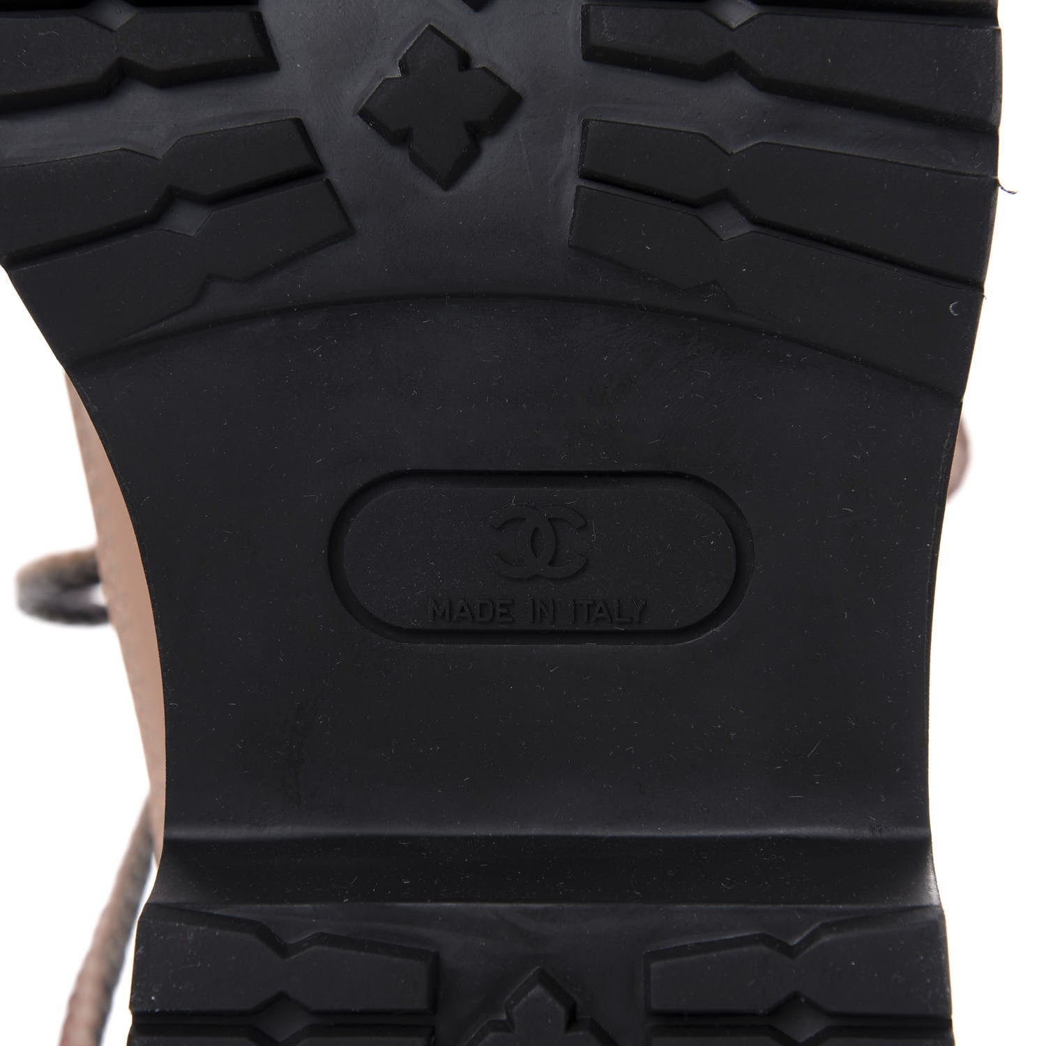 Chanel Suede Calfskin Lace Up Boots 37 Pink 7 of 10