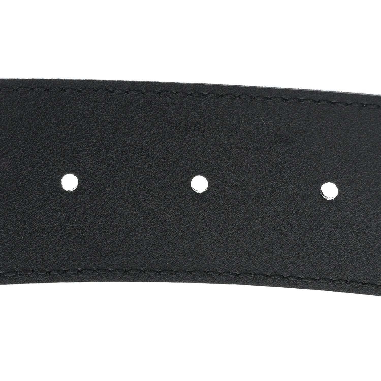 Gucci Textured Calfskin Double G 40mm Belt 85 34 Black 5 of 5