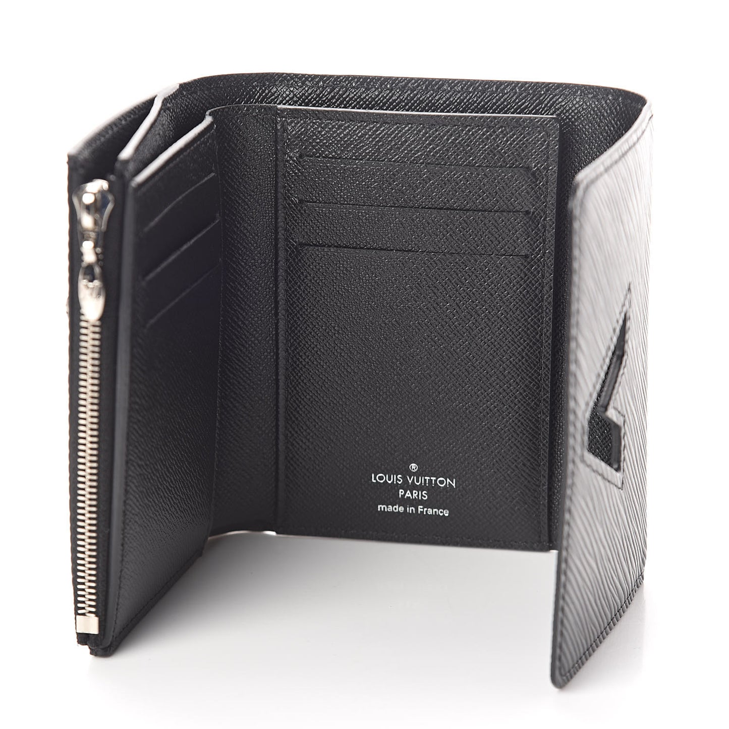 Epi Twist Compact Wallet Black