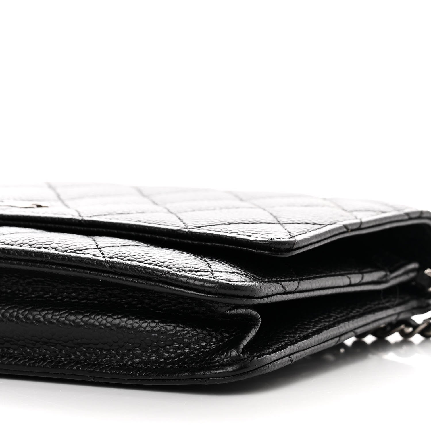 Chanel Caviar Quilted Wallet on Chain WOC Black 11 of 12