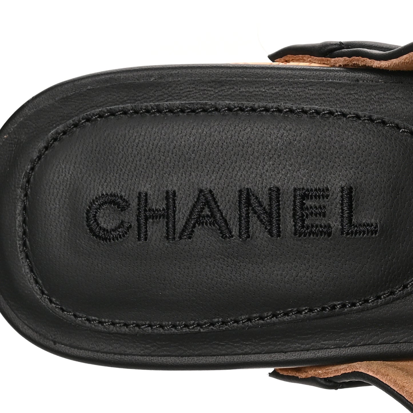 Calfskin CC Turn Lock Clogs 39 Black