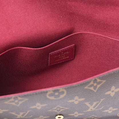 Louis Vuitton Monogram Pochette Felicie Chain Wallet Fuchsia 8 of 10