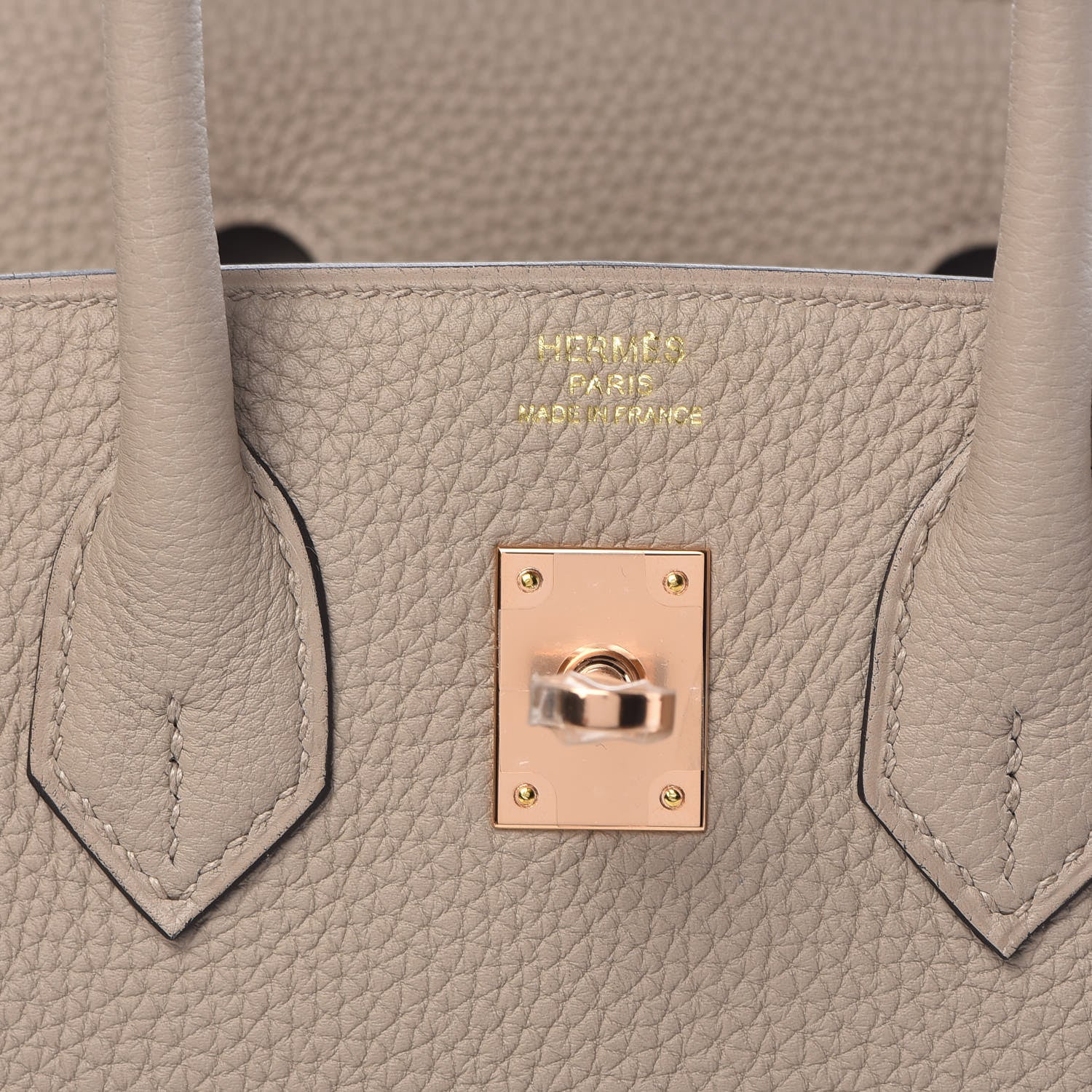 Hermes Togo Birkin 25 Gris Tourterelle 14 of 38