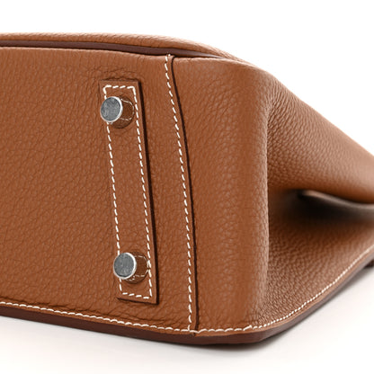 Hermes Togo Swift Birkin En Desordre Sellier 30 Gold Fauve 10 of 11