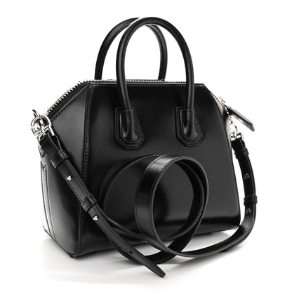 Givenchy Shiny Lord Calfskin Mini Antigona Black 3 of 10