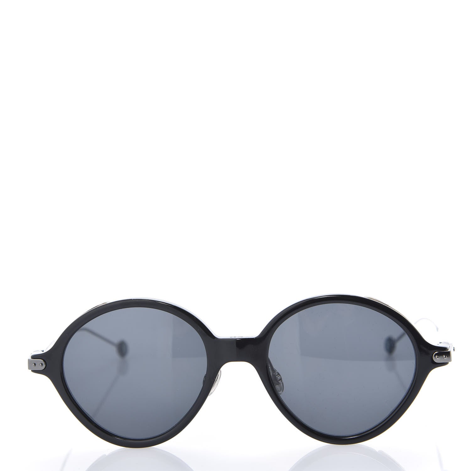 Christian Dior Acetate Umbrage Round Sunglasses Tortoise Black 3 of 8