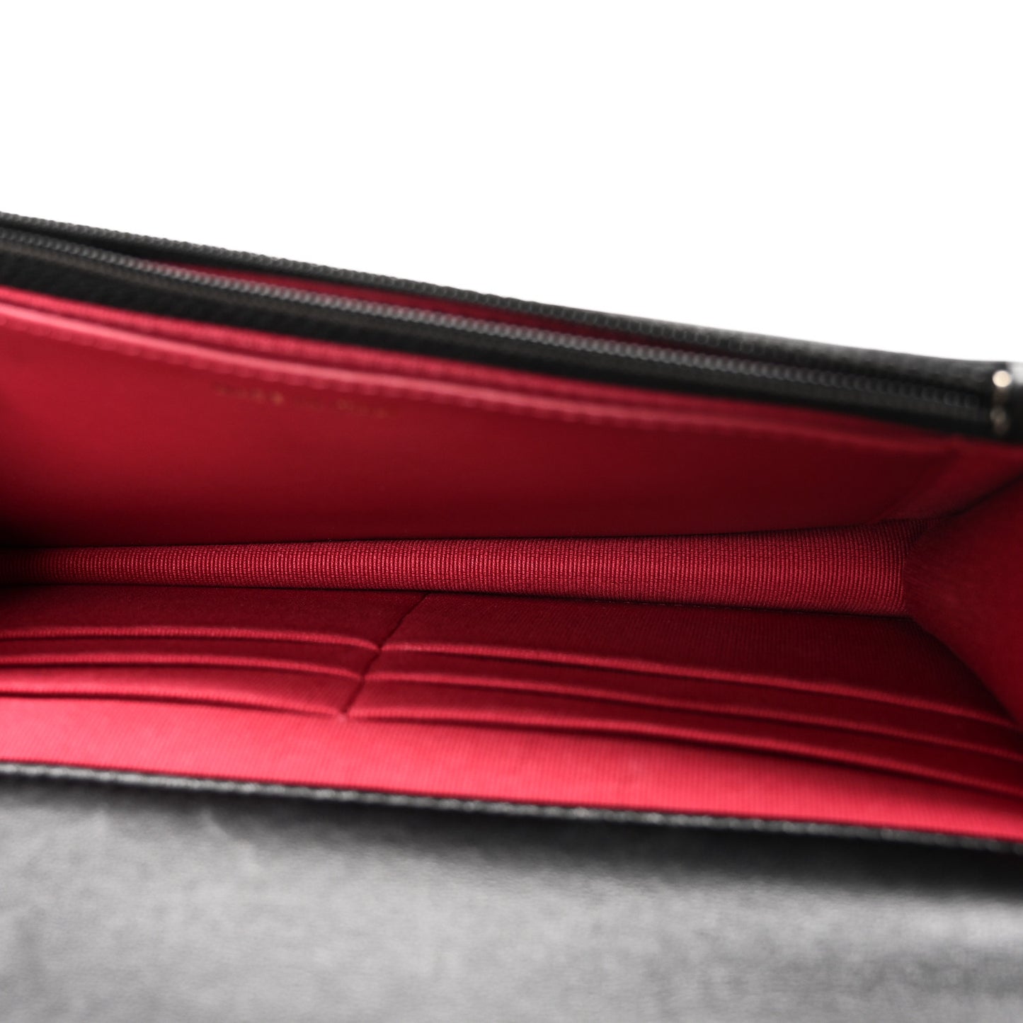 Lambskin Quilted Chanel 19 Wallet On Chain WOC Black