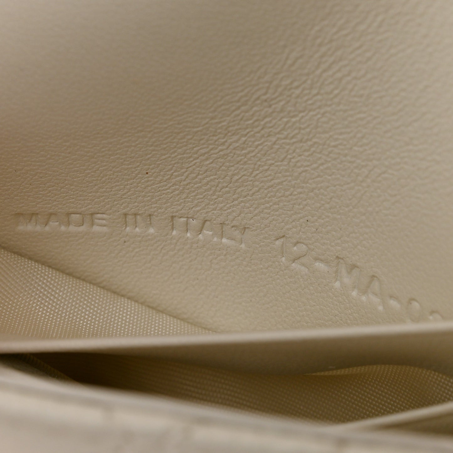 Supple Calfskin Caro Pouch with Chain Latte