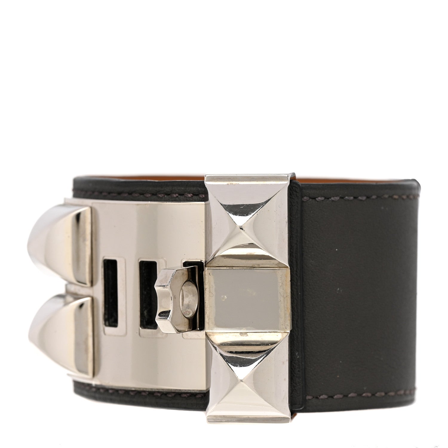 Hermes Swift Collier De Chien CDC Bracelet S Etain 3 of 6