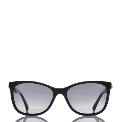 Chanel Cat Eye Chain Polarized Sunglasses 5260-Q Black 1 of 7