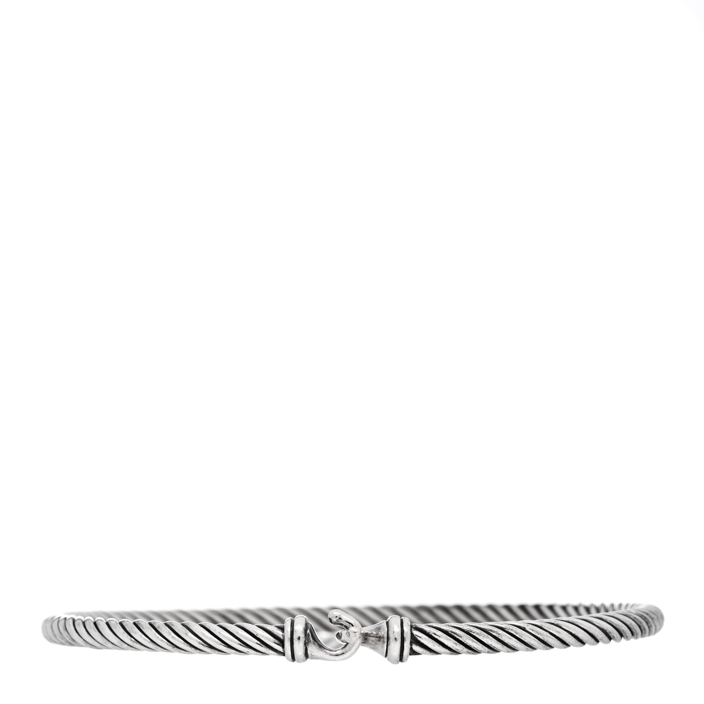 Sterling Silver 3mm Cable Buckle Bracelet