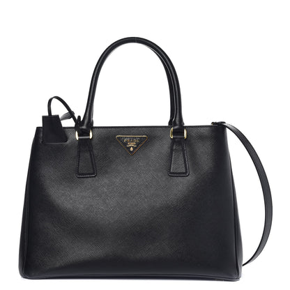 Prada Saffiano Lux Medium Tote Nero Black 1 of 13