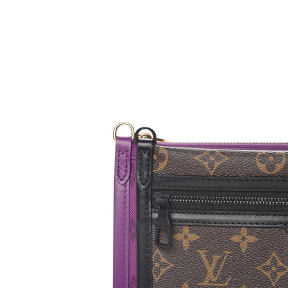 Louis Vuitton Monogram Double Flat Messenger Marron 10 of 13