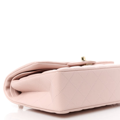 Chanel Caviar Quilted Small Double Flap Light Pink 10 of 11