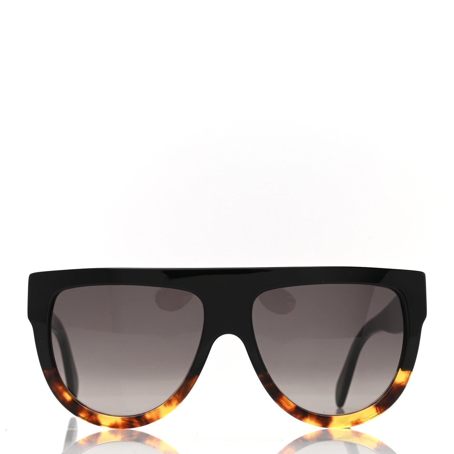 Celine Shadow Sunglasses CL 41026/S Black Havana 2 of 7