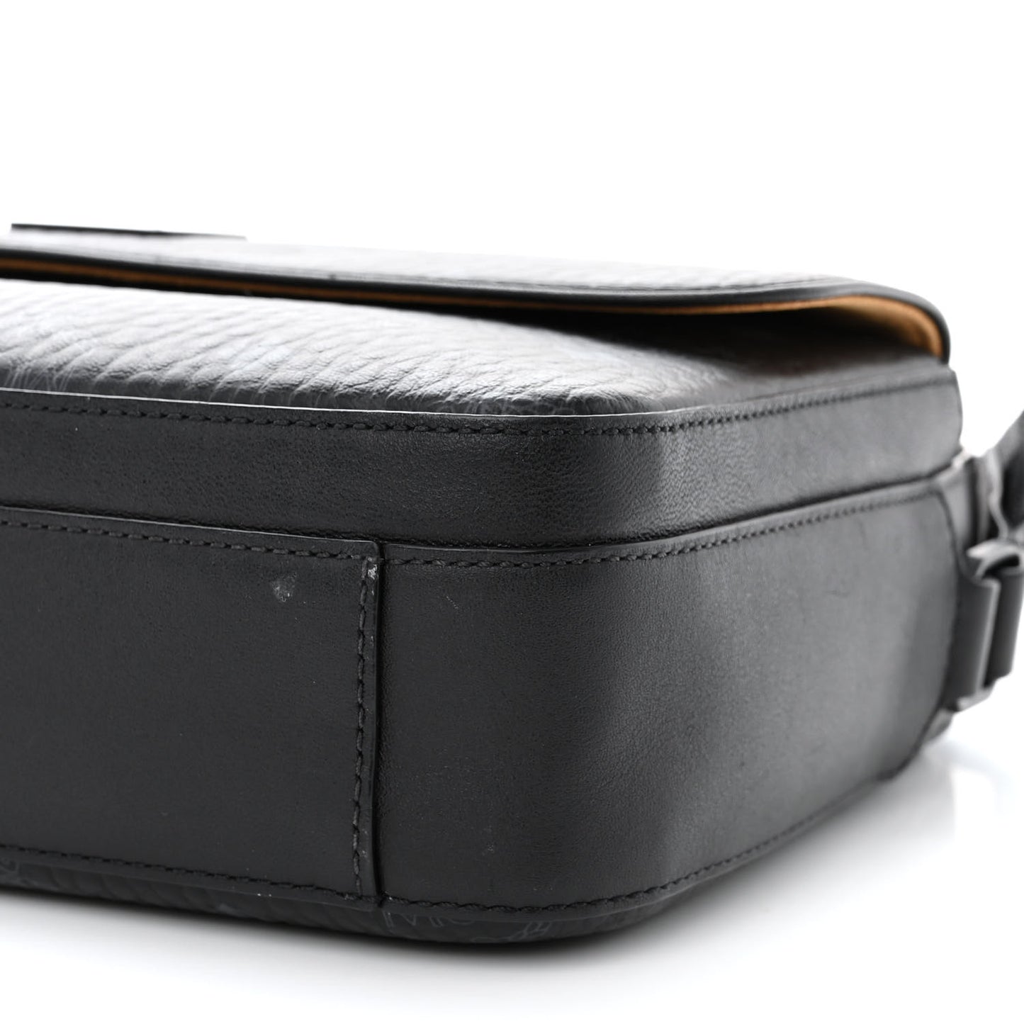 Visetos Monogram Medium Aren Crossbody Black