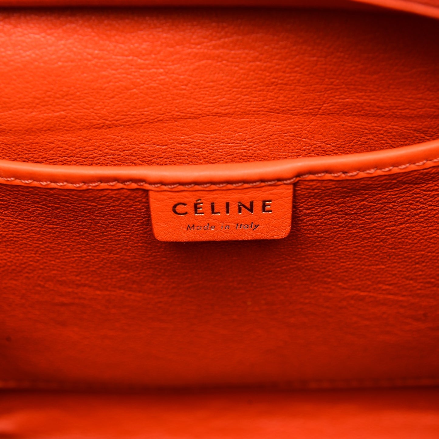 Smooth Calfskin Nano Luggage Fluo Orange