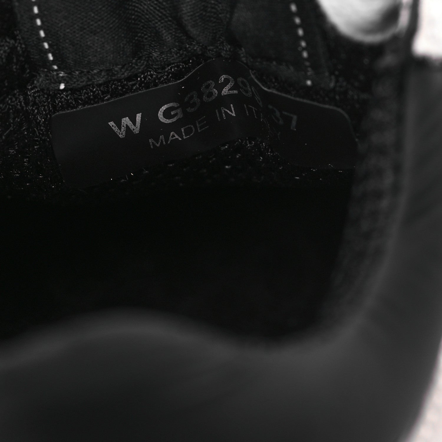 Chanel Mesh Suede Calfskin Grained Calfskin Womens CC Sneakers 37 White Black 8 of 10