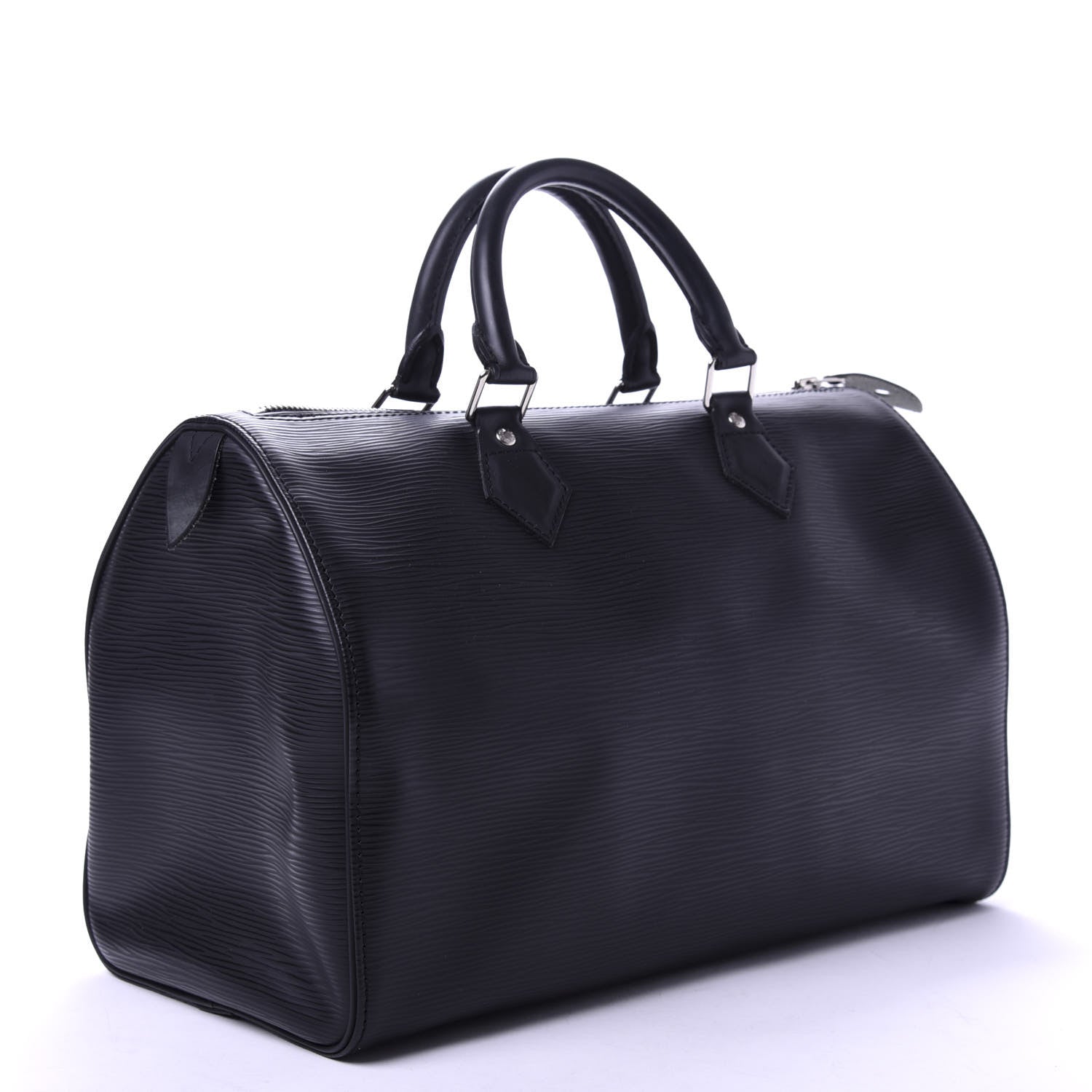 Louis Vuitton Epi Speedy 30 Black 2 of 9