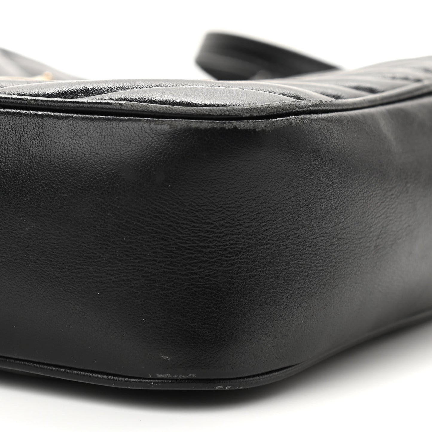 Calfskin Matelasse Monogram Lou Camera Bag Black
