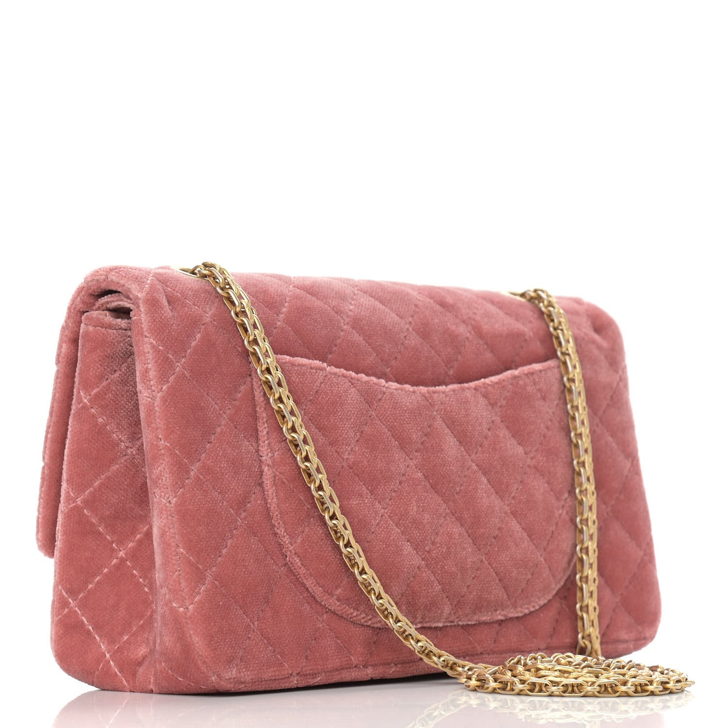 Velvet Quilted 2.55 Reissue 225 Flap Pink