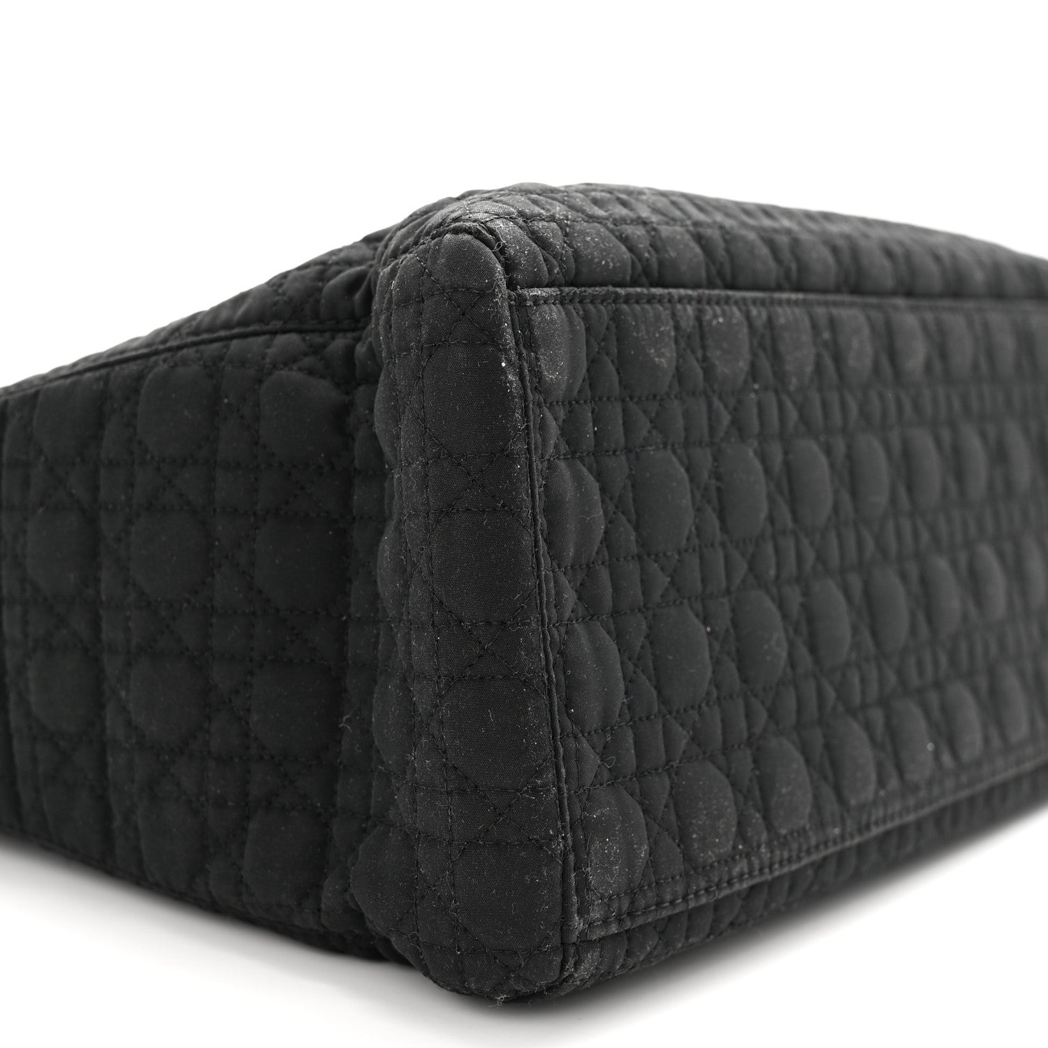 Christian Dior Nylon Cannage Medium Lady Dior Black 9 of 13