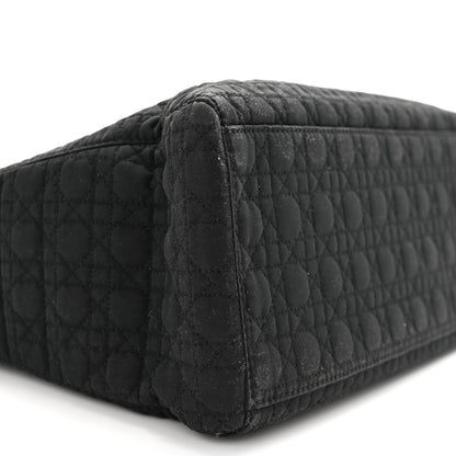 Christian Dior Nylon Cannage Medium Lady Dior Black 9 of 13