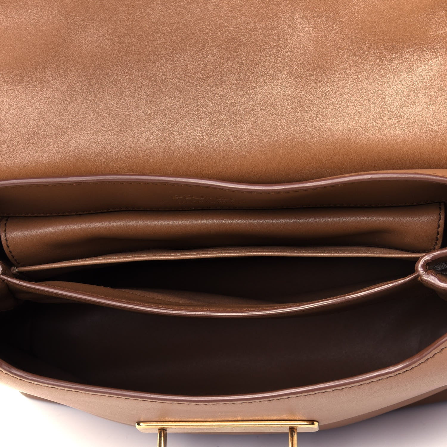 Prada City Calfskin Cahier Top Handle Bag Caramel 4 of 4