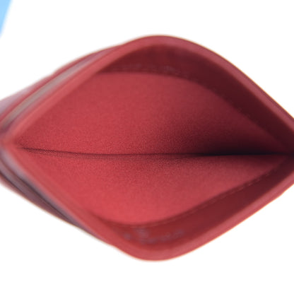 Chanel Lambskin Camellia Embossed Card Holder Red 4 of 8