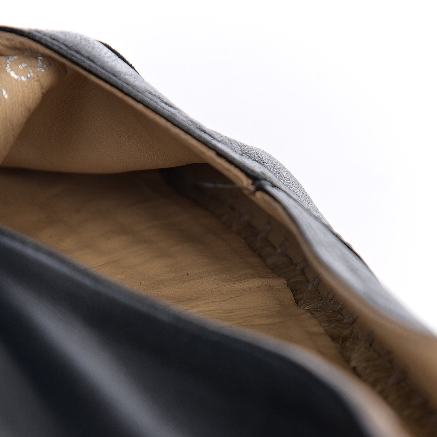 Chanel Lambskin CC Espadrilles 38 Black 6 of 11