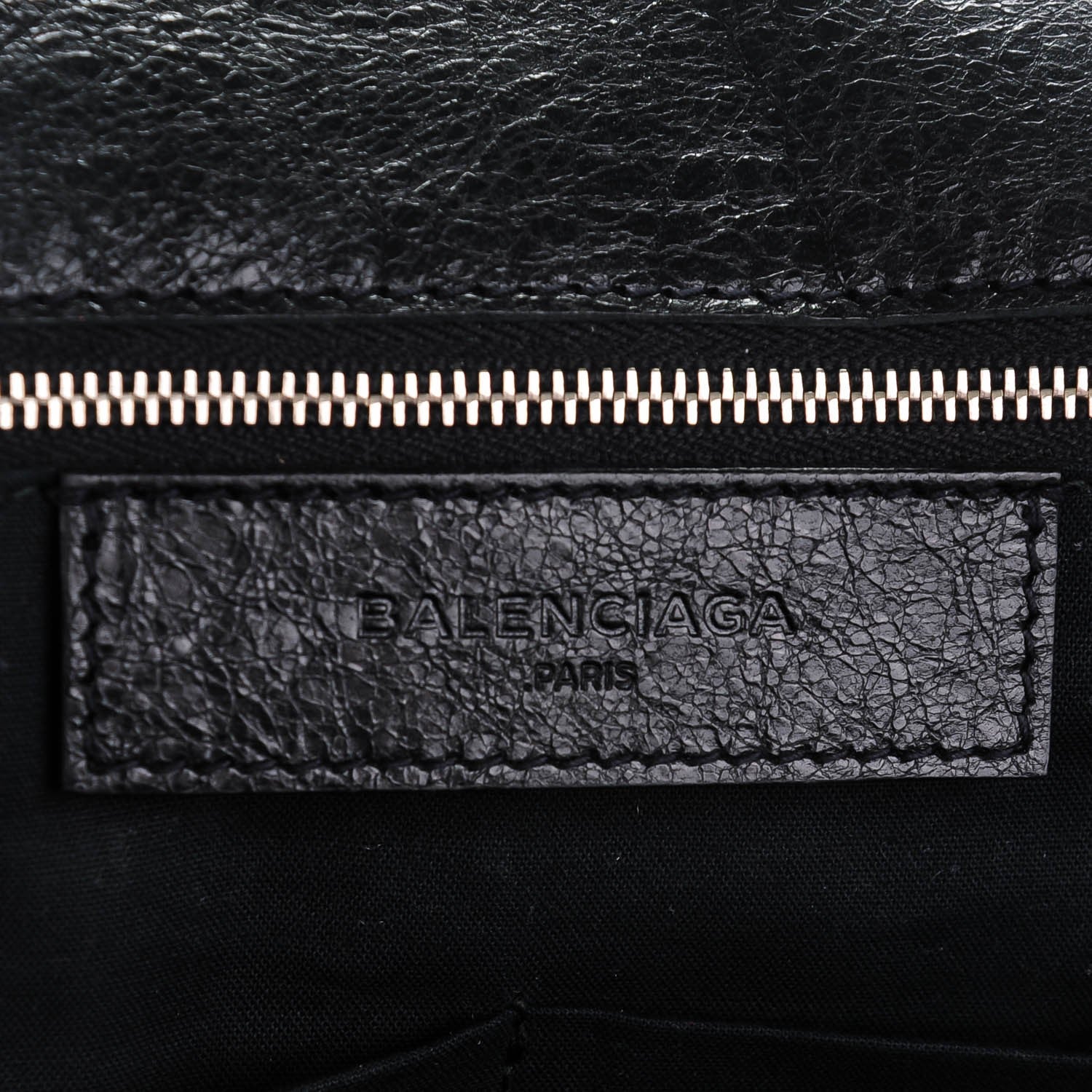 Balenciaga Agneau Arena Foldover Messenger Black 6 of 7