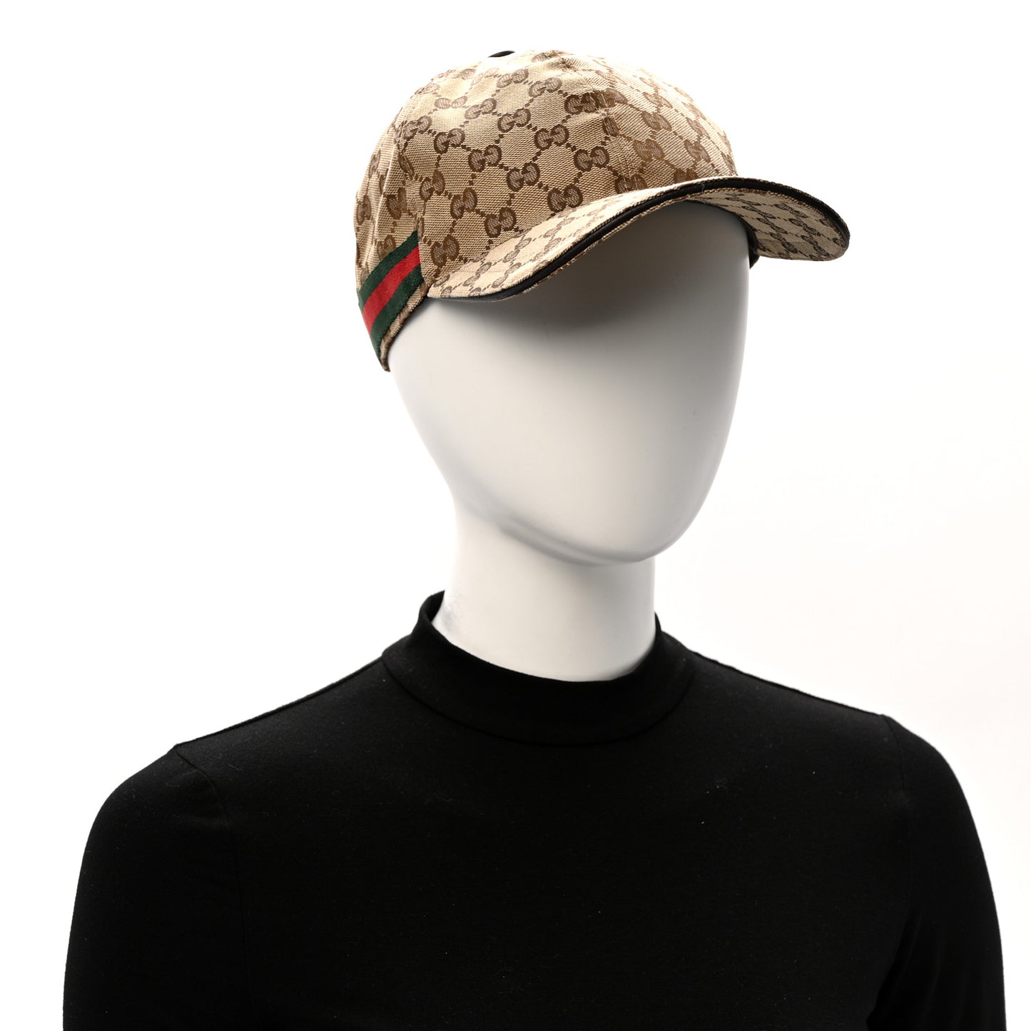 Monogram Web Baseball Hat L Beige Cocoa