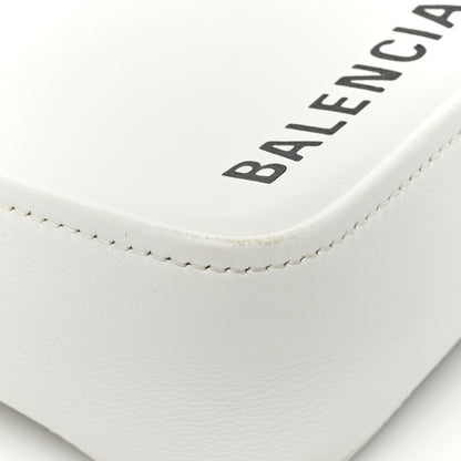 Balenciaga Calfskin XS Triangle Chain Duffle White 12 of 15