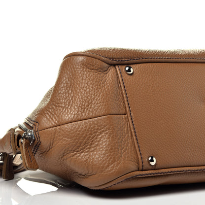 Chanel Calfskin Small Tassel Bowler Light Brown 8 of 9