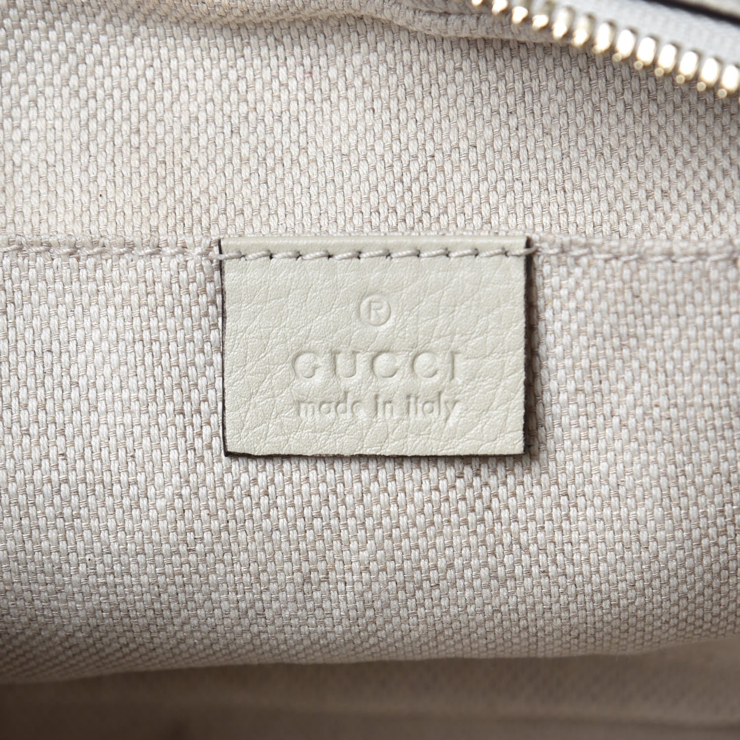 Gucci Pebbled Calfskin Small Soho Disco Bag Off White 6 of 12