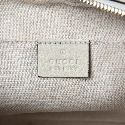 Gucci Pebbled Calfskin Small Soho Disco Bag Off White 6 of 12