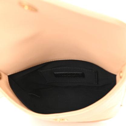 Chanel Calfskin Quilted Pearl Small Hobo Bag Beige 5 of 9