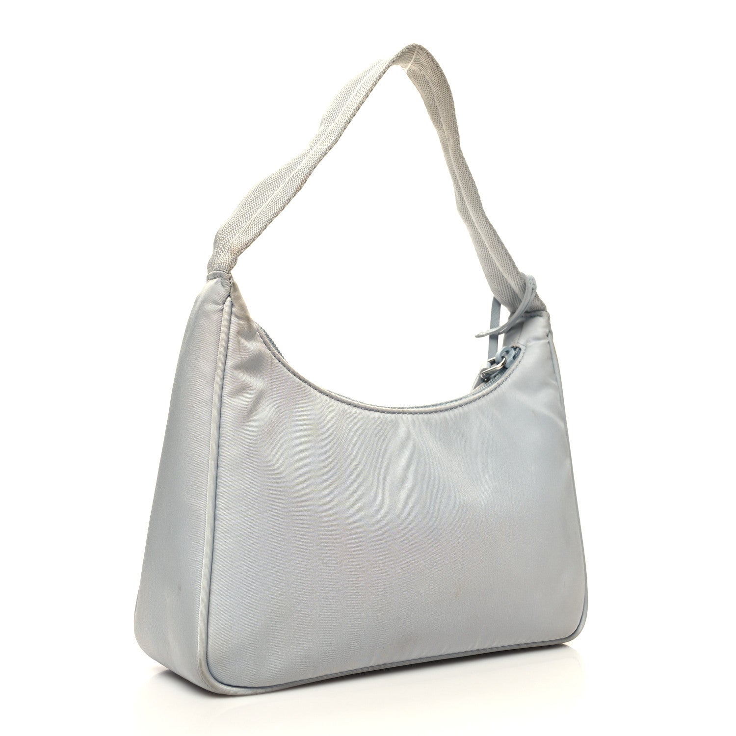 Prada Tessuto Nylon Mini Re-Edition 2000 Bag Fiordaliso 3 of 10