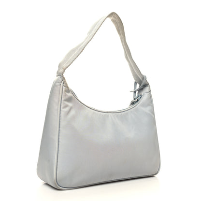 Prada Tessuto Nylon Mini Re-Edition 2000 Bag Fiordaliso 3 of 10